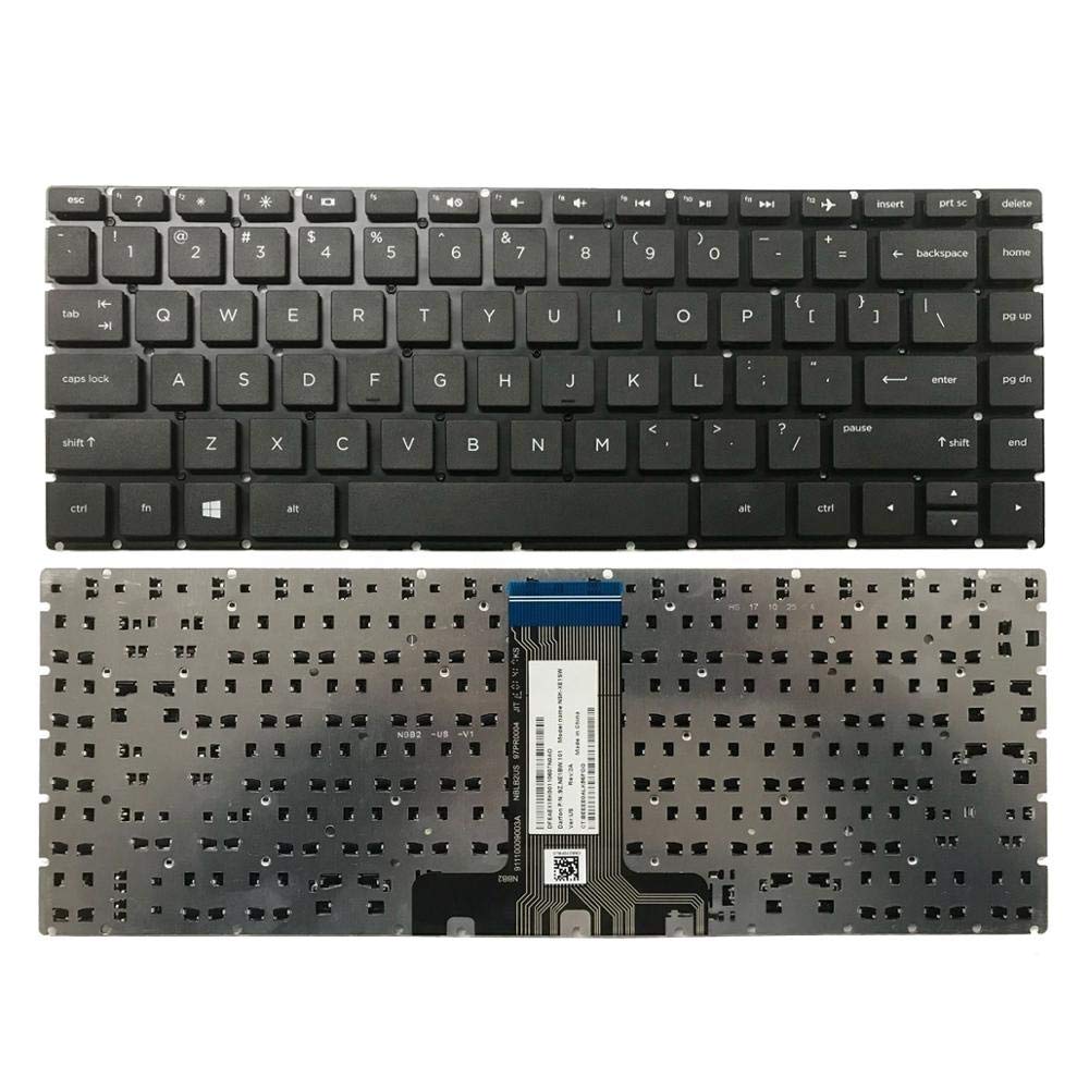  WISTAR Laptop Keyboard Compatible for HP Pavilion 14-BS 14-BW 14T-BA 14M-BA 14M-BA 14M-BA011DX 14M-BA013DX 14M-BA015DX 14M-BA114DX 14-BA 14-BA010CA 14-BA011DX 14-BA013DX 14-BA018CA 14-BA057CL 14-BA114DX